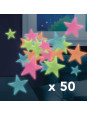 Kolorowe gwiazdki świecące w ciemności SB51