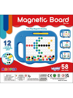 WOOPIE Tablica Magnetyczna dla Dzieci Montessori MagPad Słonik- Zestaw 6 szt.