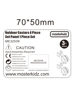 MASTERKIDZ Kółka do Tablicy Wolnostojących STEM 4 szt.