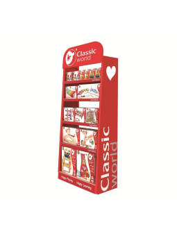 CLASSIC WORLD Regał Drewniany do Ekspozycji na Zabawki do Sklepu 1,80m