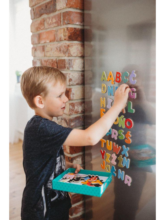 Literki Magnetyczne Polskie Znaki