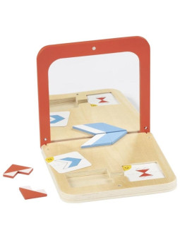 Drewniana gra logiczna dla dzieci Symetrie Mirror Magic Goki