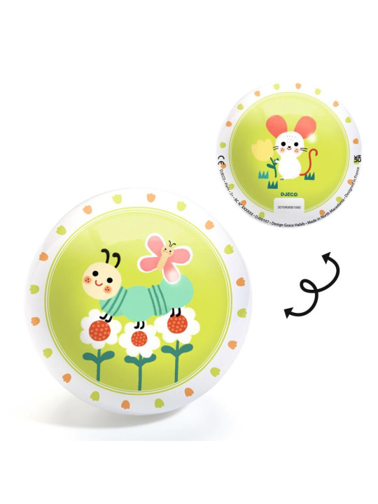 Piłka gumowa ROBACZEK śr. 12 cm DJ00107