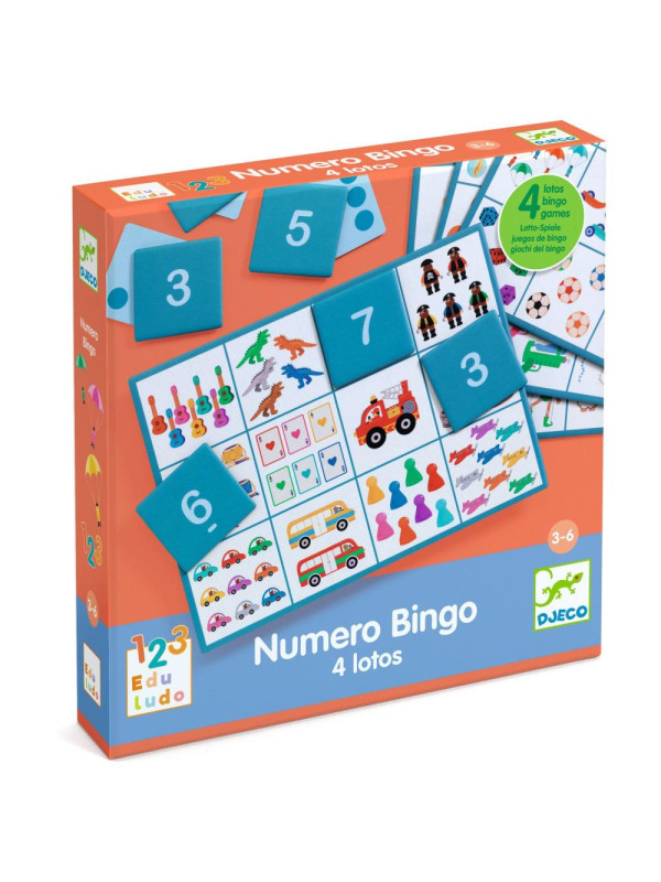 Gra edukacyjna BINGO 4 w 1 DJ08281