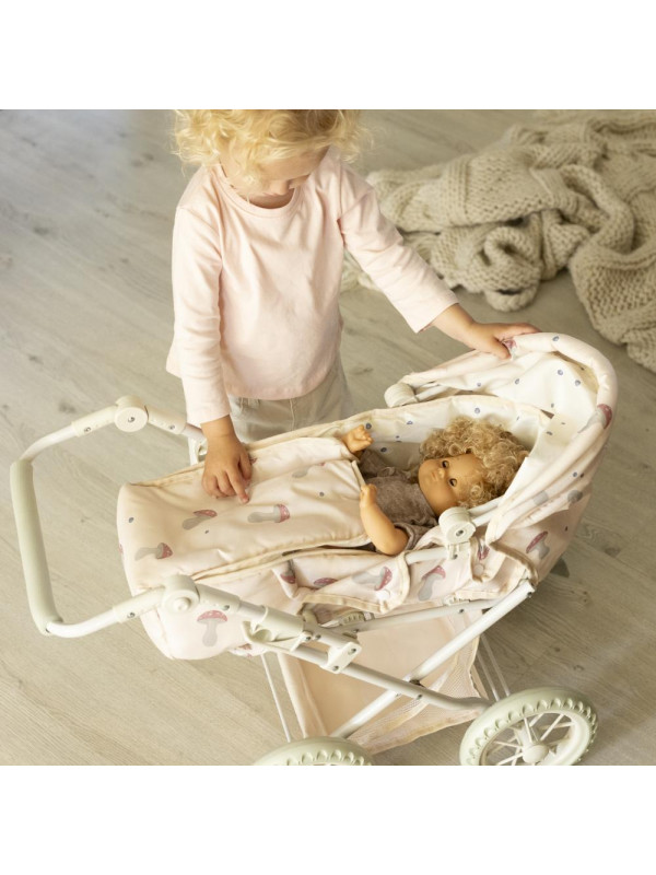 Wózek dla lalek 3 w 1 gondola spacerówka nosidełko zabawka Lillan & Friends