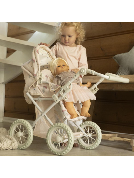 Wózek dla lalek 3 w 1 gondola spacerówka nosidełko zabawka Lillan & Friends
