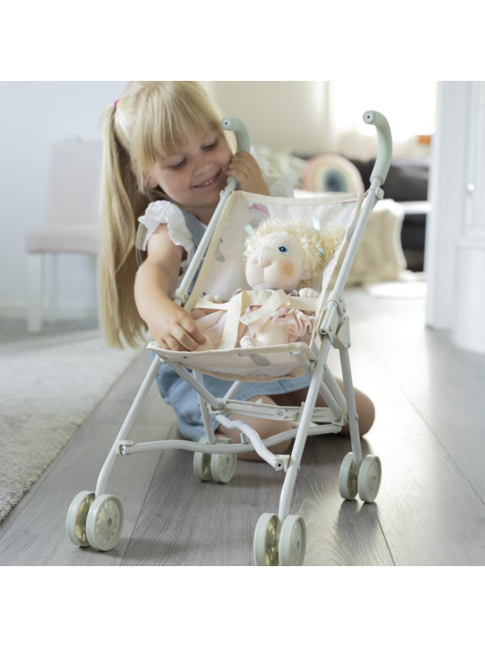 Wózek dla lalek składana spacerówka, zabawka dla dzieci, Lillan & Friends
