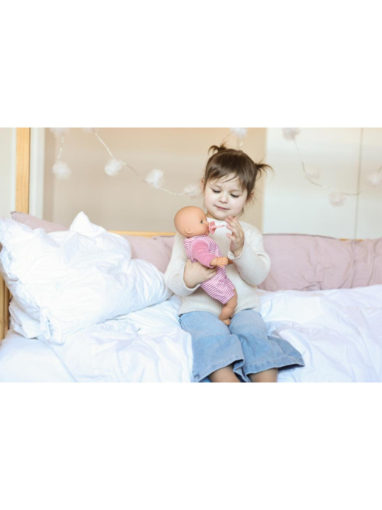 Duża lalka Alice 30cm bobas + smoczek, zabawka dla dzieci, Lillan & Friends