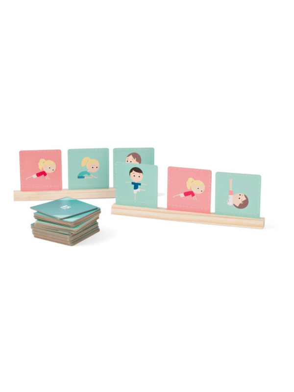 BS Toys, drewniana gra sportowa Zgadnij co ćwiczę