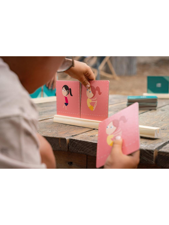 BS Toys, drewniana gra sportowa Zgadnij co ćwiczę