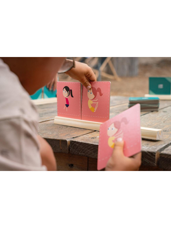 BS Toys, drewniana gra sportowa Zgadnij co ćwiczę