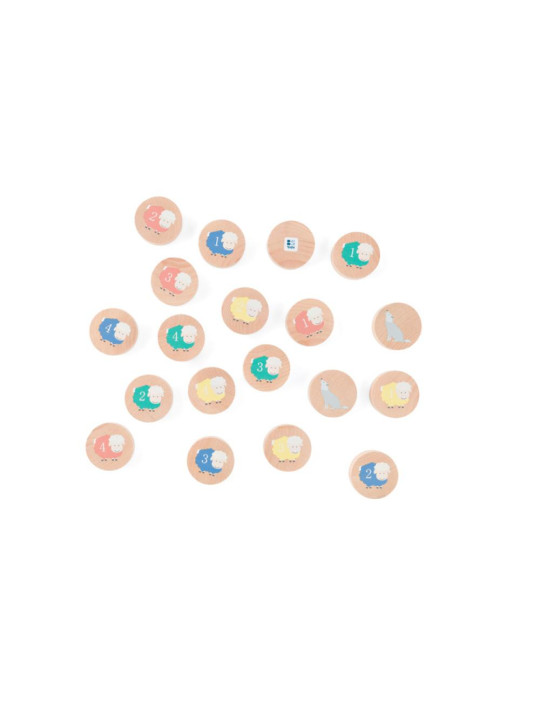 BS Toys, drewniana gra sportowa Owce vs Wilki