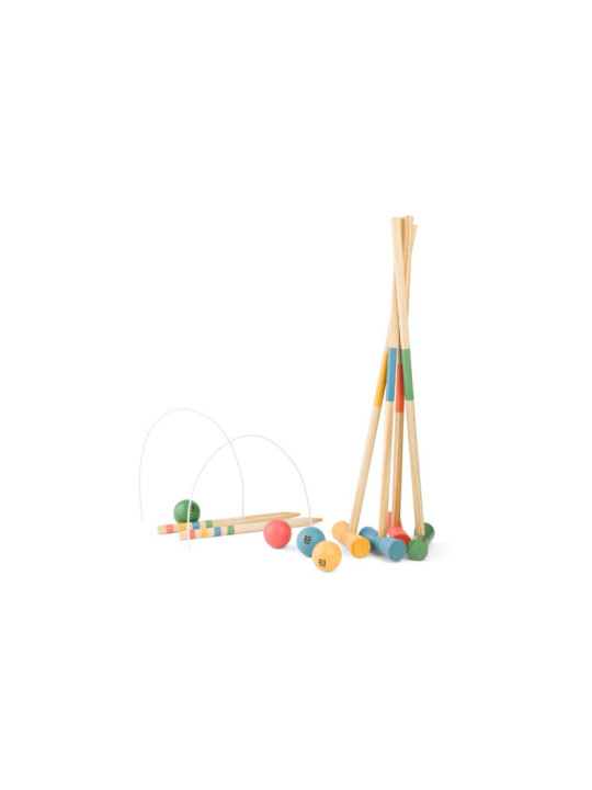 BS Toys, drewniany zestaw do Krokieta