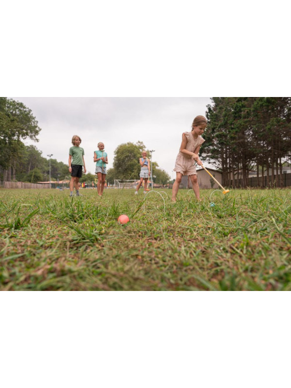 BS Toys, drewniany zestaw do Krokieta