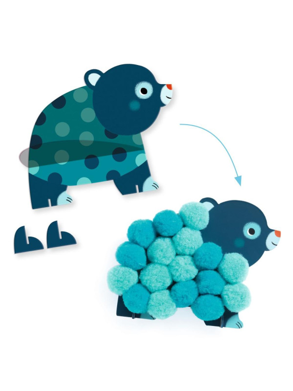 Obrazki z pomponów SŁODZIAKI DJ00049