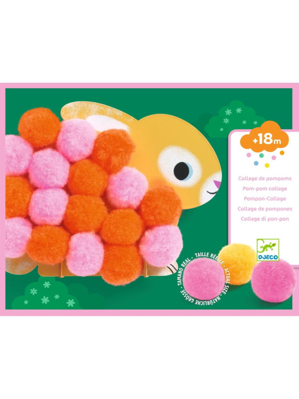 Obrazki z pomponów SŁODZIAKI DJ00049