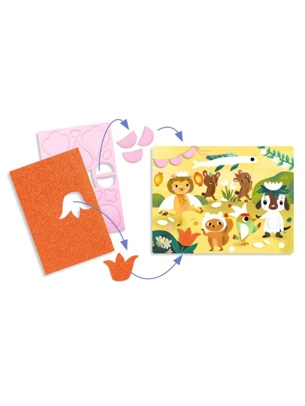 Mozaiki dla maluchów - LEŚNE PRZYJĘCIE DJ00067