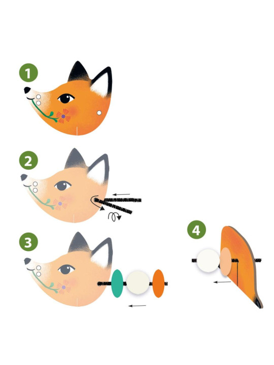 Zestaw art. nawlekanie - ZWIERZĄTKA DJ00084