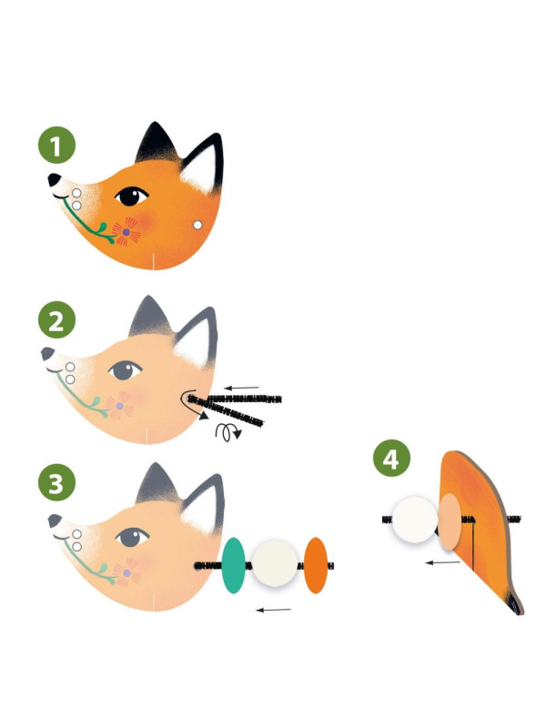 Zestaw art. nawlekanie - ZWIERZĄTKA DJ00084