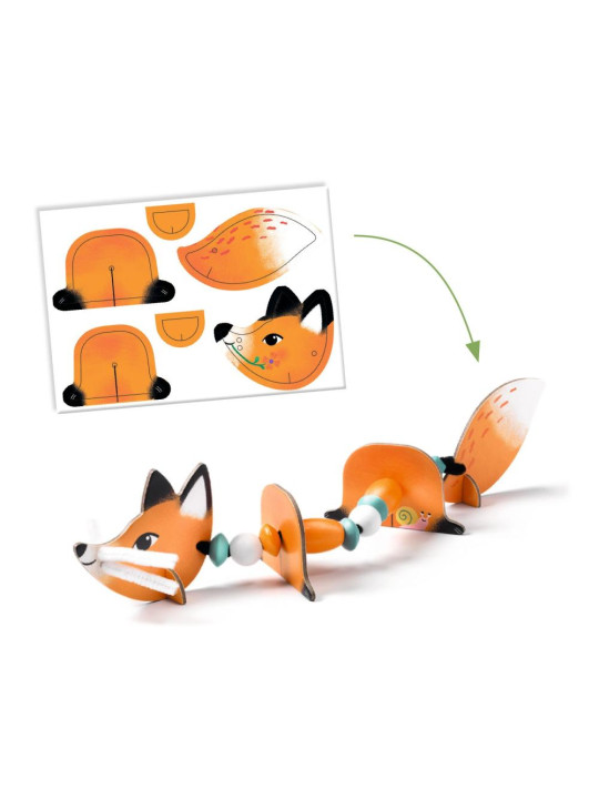 Zestaw art. nawlekanie - ZWIERZĄTKA DJ00084