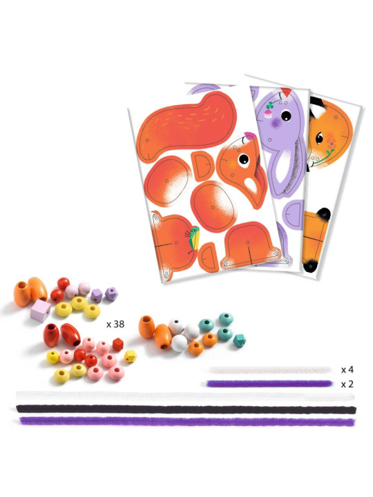 Zestaw art. nawlekanie - ZWIERZĄTKA DJ00084