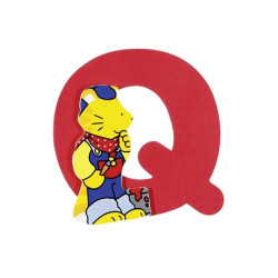 Literka Q alfabet dla dzieci, nauka czytania