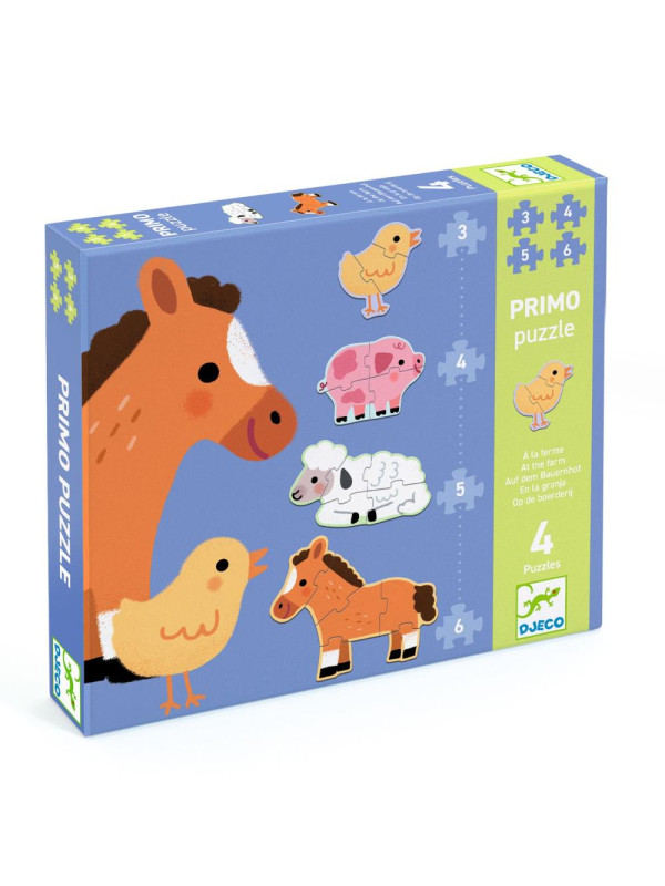 Puzzle progresywne FARMA 3/4/5/6 elem. DJ07153