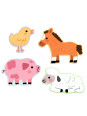 Puzzle progresywne FARMA 3/4/5/6 elem. DJ07153