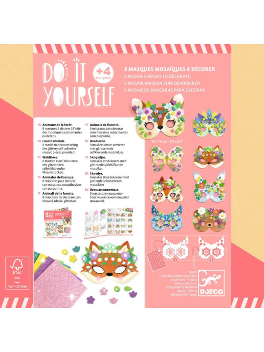 Zrób to sam - MASKI LEŚNE ZWIERZĄTKA DJ07936