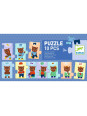 Puzzle 10 elem. UBIERANKI MISIA TEDDY'EGO DJ08274