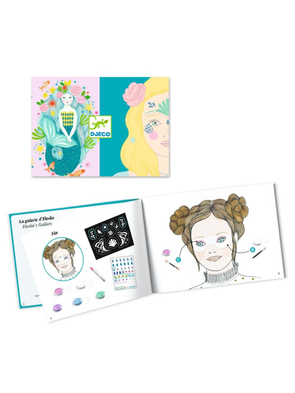 Farby do malow.twarzy z akcesoriami SYRENY DJ09245