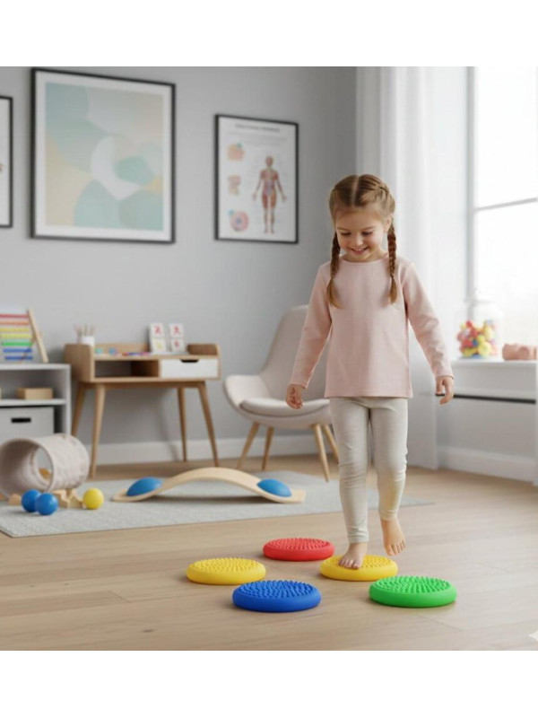 Tullo Fizjo Zestaw dysków sensorycznych z kolcami 4szt.