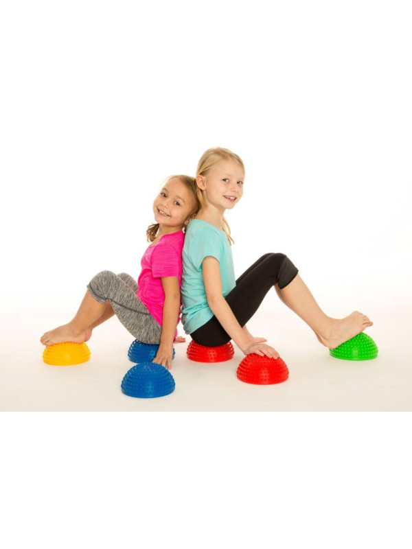 TULLO fizjo Półkula sensoryczna do masażu Czerwona