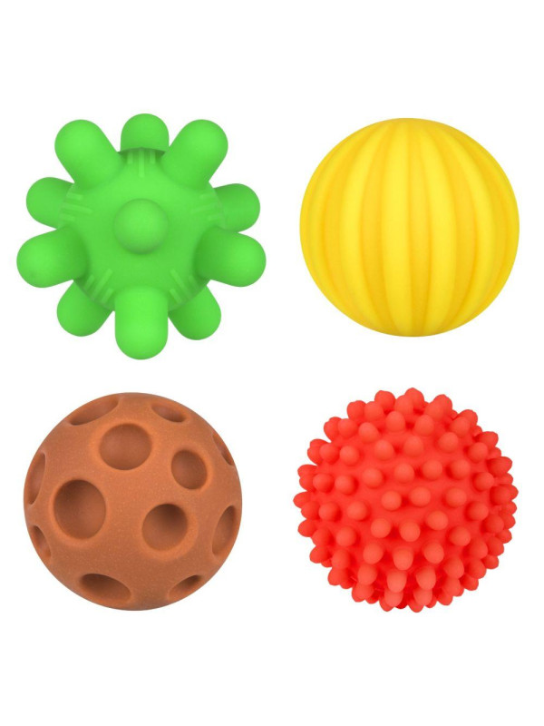 Piłki Sensorki Tullo - 4 piłeczki bez dziurek