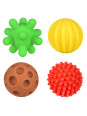 Piłki Sensorki Tullo - 4 piłeczki bez dziurek