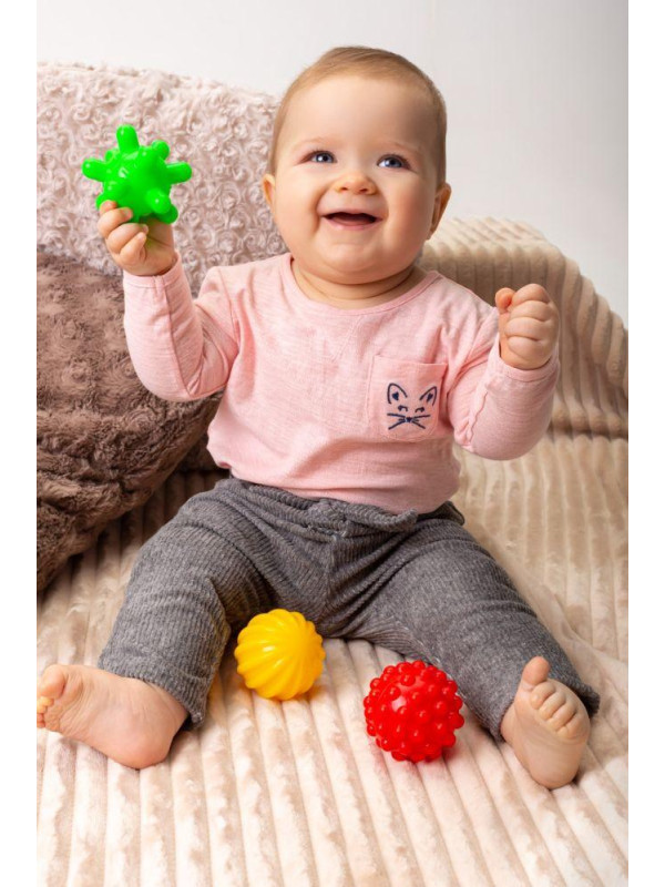 Piłki Sensorki Tullo - 4 piłeczki bez dziurek