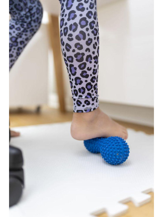 TULLO fizjo Jeżyk "Duoball" do masażu i rehabilitacji czarny