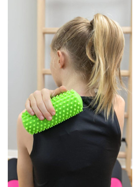 TULLO fizjo Prosty wałek do masażu i rehabilitacji niebieski