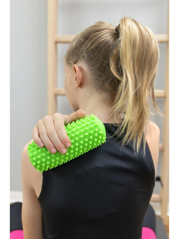 TULLO fizjo Prosty wałek do masażu i rehabilitacji czarny