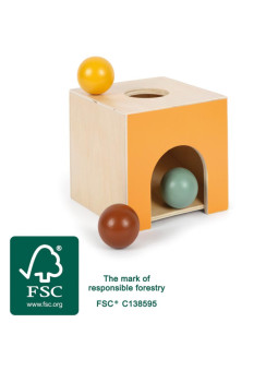 Drewniana zabawka Montessori z kulkami Small Foot