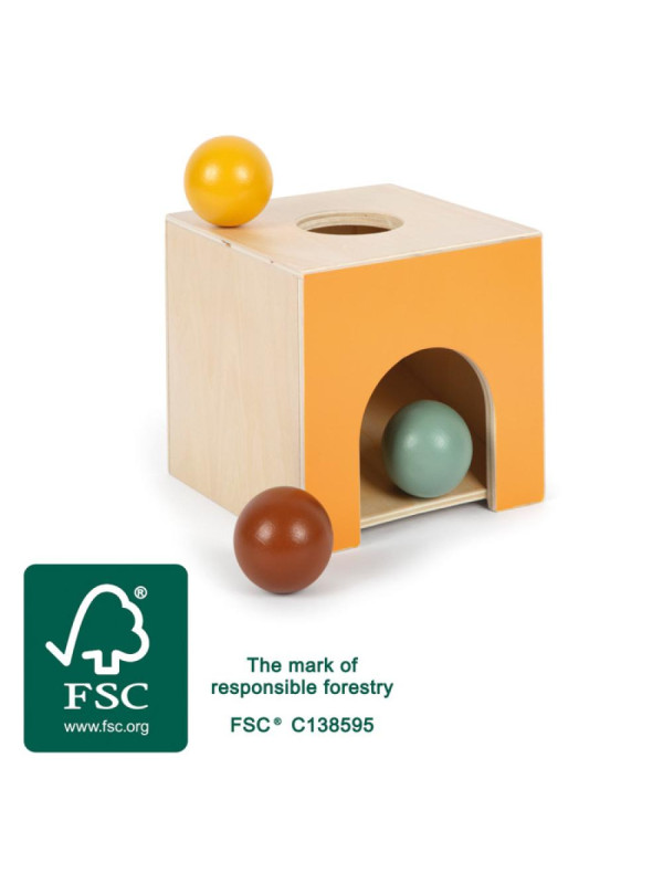 Drewniana zabawka Montessori z kulkami Small Foot