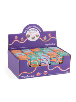 Display - 30 drewnianych bączków 711386