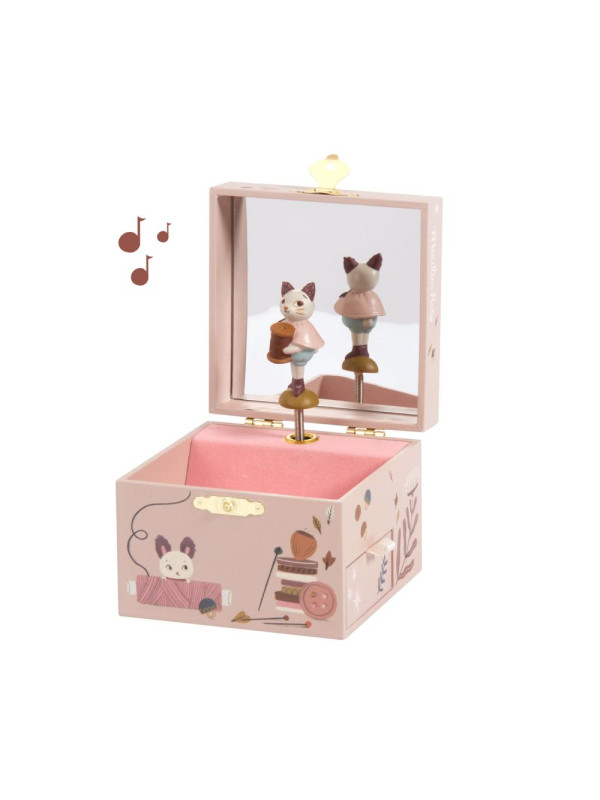 Szkatułka z pozytywką KOTEK APRES LA PLUIE 715105