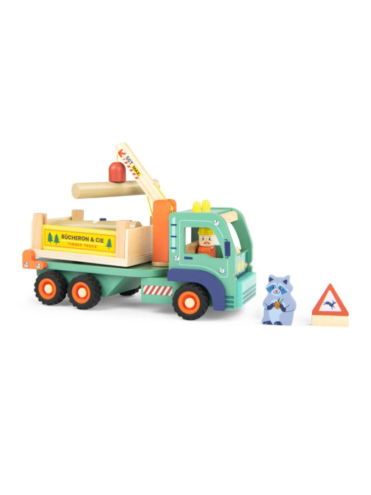 Drewniana ciężarówka do przewożenia drewna 725735