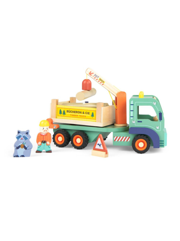 Drewniana ciężarówka do przewożenia drewna 725735