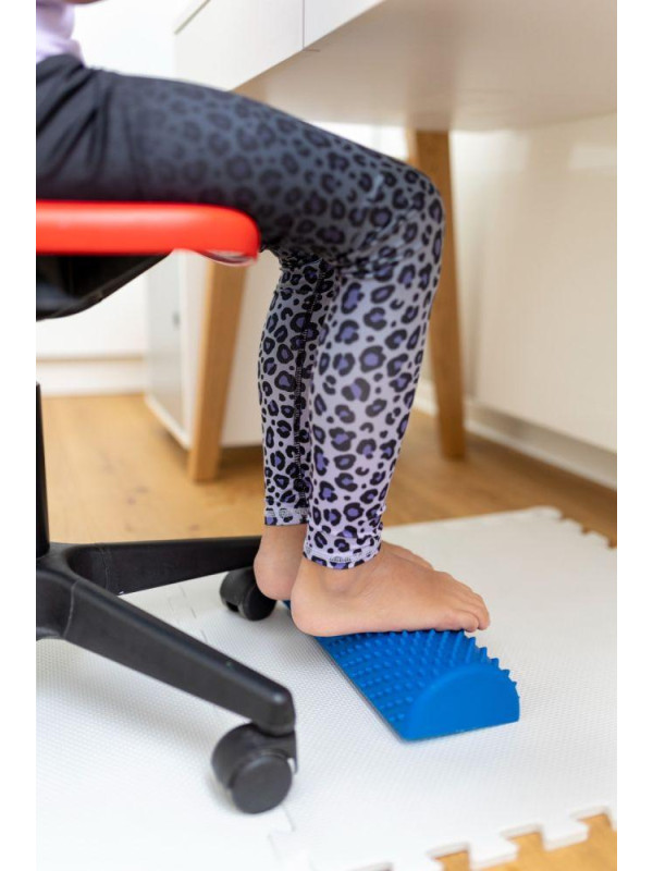 TULLO fizjo Półwałek do masażu sensoryczny z kolcami niebieski