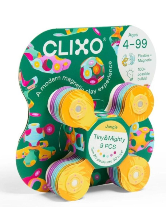Tiny&Mighty, zestaw klocków magnetycznych Dżungla