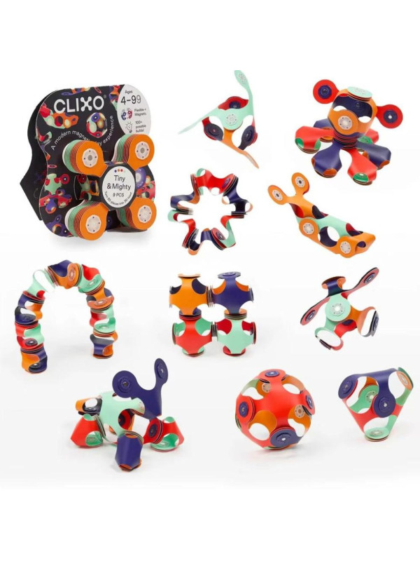 Kosmiczny zestaw klocków magnetycznych, Clixo Tiny&Mighty