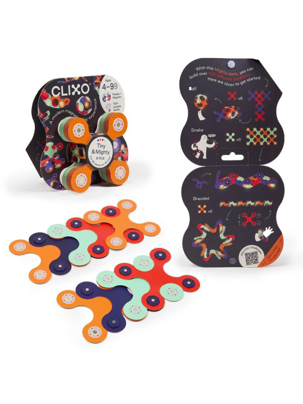 Kosmiczny zestaw klocków magnetycznych, Clixo Tiny&Mighty