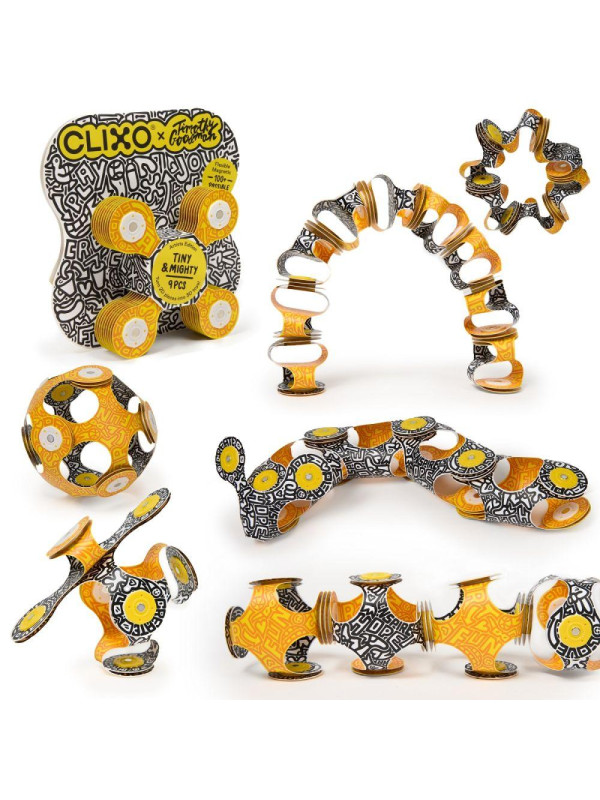 Komplet klocków magnetycznych, motyw artystyczny Tiny&Mighty